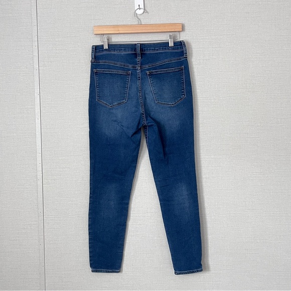 J.Crew Bundle of 2 Jeans 9" High Rise Skinny Women’s Size 29 Stretch Denim Blue - Picture 3 of 9